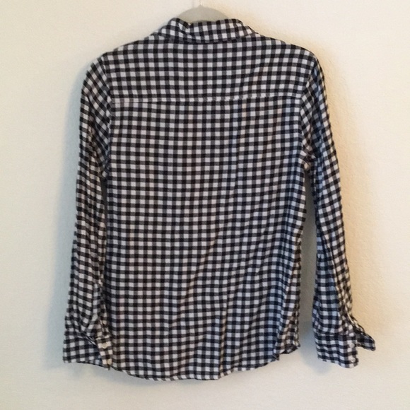 Merona Flannel Gingham Top - Picture 6 of 7